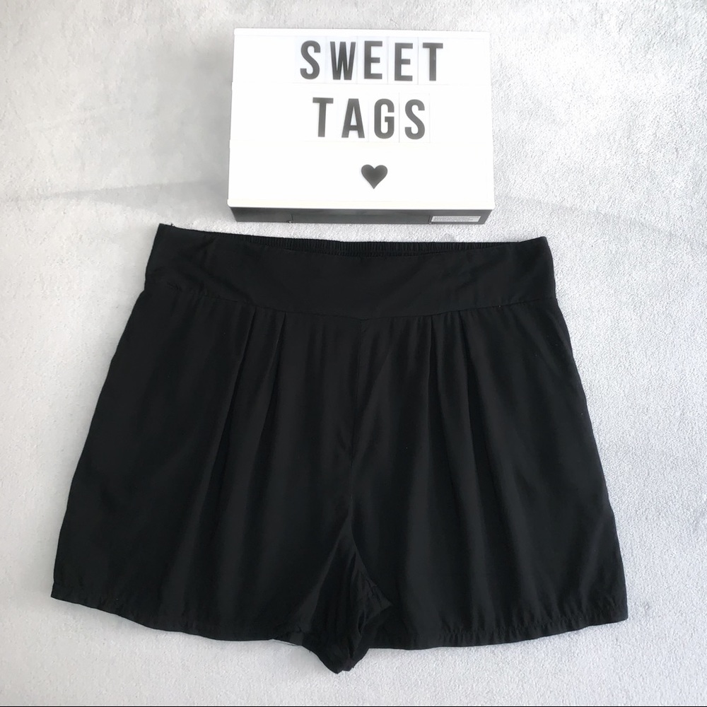 Black Paperbag Shorts